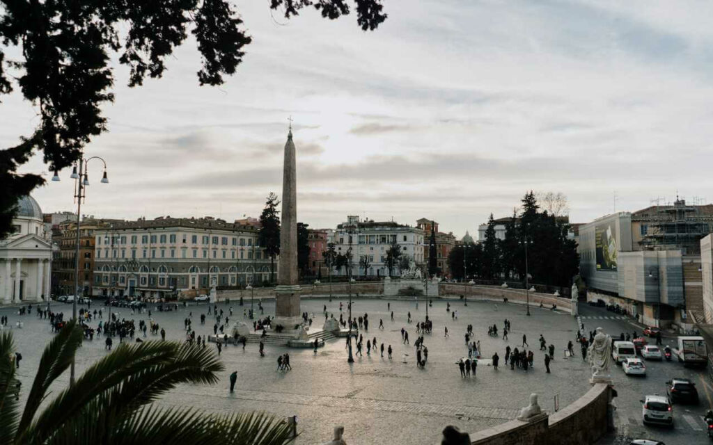 Piazza de Popolo trg u Rimu