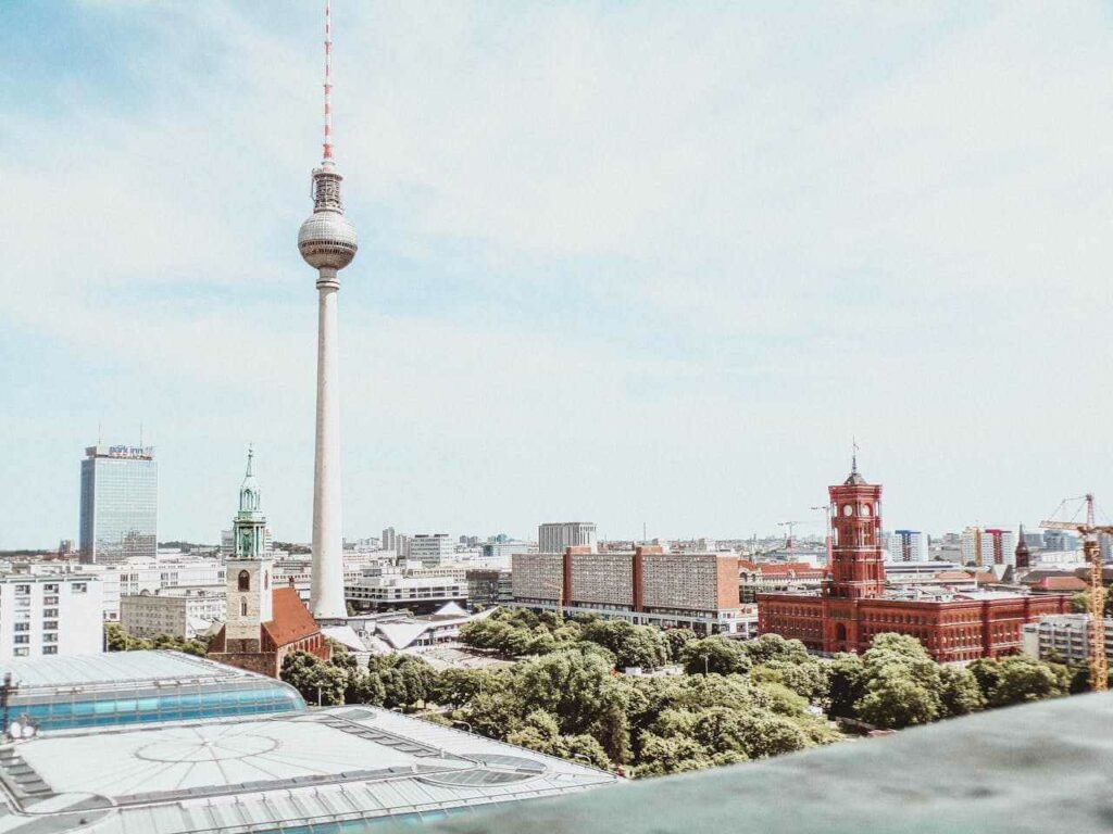 Pogled na TV toranj u Berlinu 